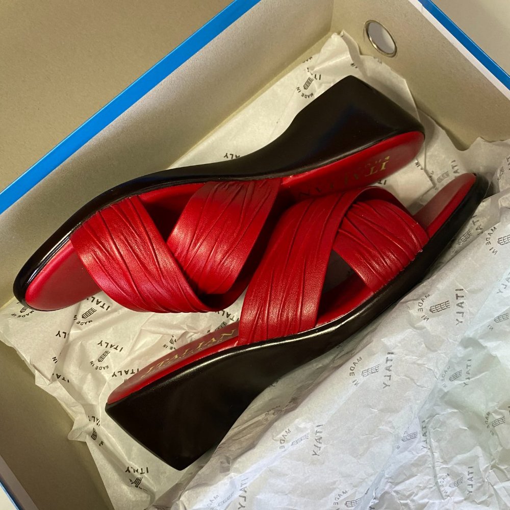 Red Italian Sandals - Picture 5 of 5